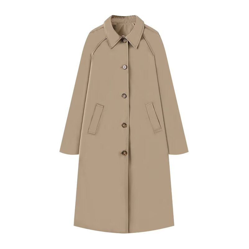 Damen elegante Übergangsjacke mit praktischen Taschen EB