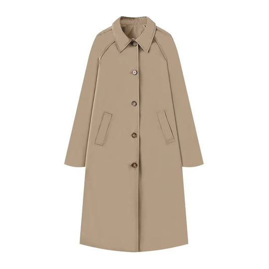Damen elegante Übergangsjacke mit praktischen Taschen EB