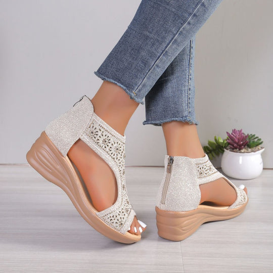 Damen elegante Plateau-Sandalen EB