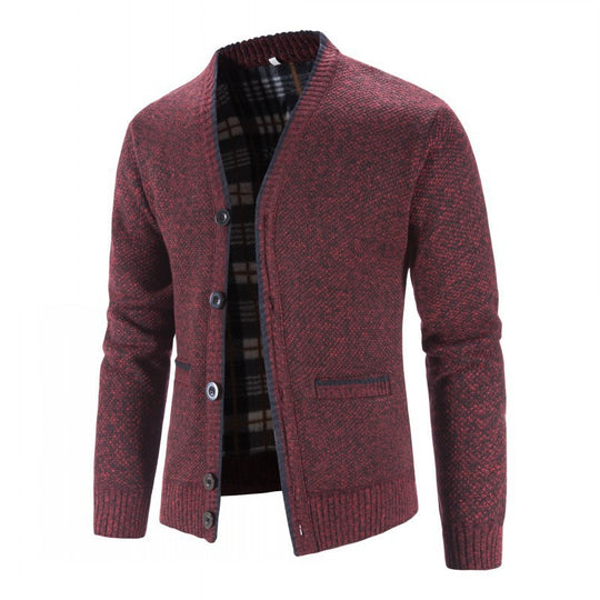 Damen Strickjacke im modernen Herringbone-Muster EB