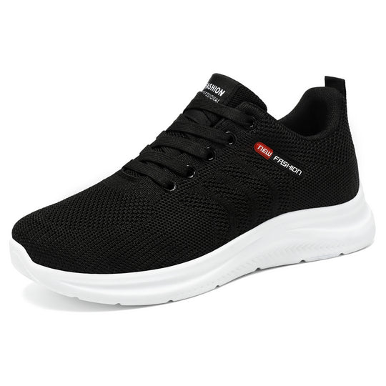 Damen Sportliche Freizeit-Sneaker mit atmungsaktiver Mesh-Oberfläche und dämpfender Sohle EB