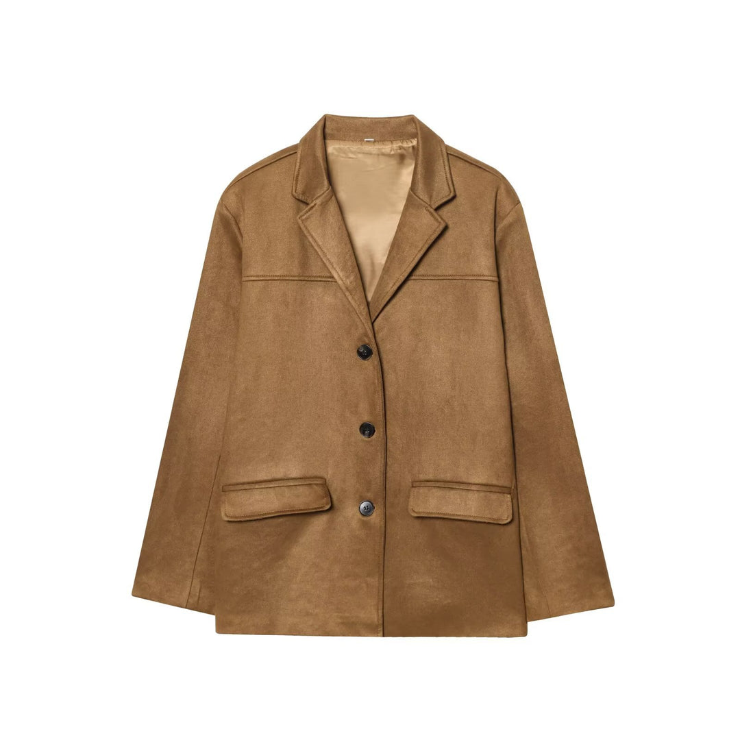 Damen eleganter und modischer Blazer mit praktischen Taschen EB
