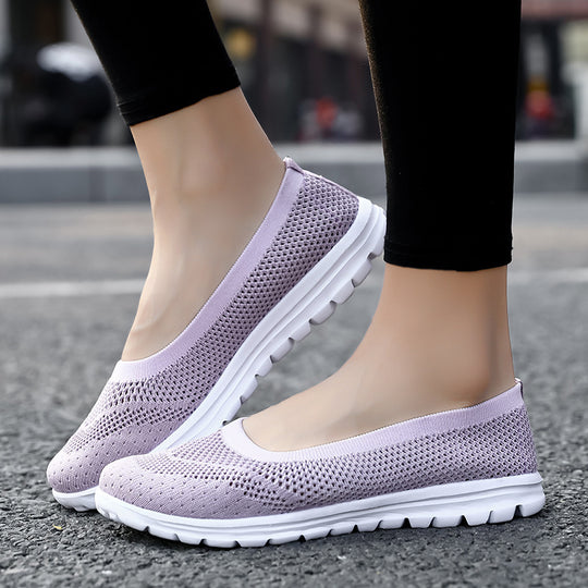 Damen Leichte und atmungsaktive Slip-On Sneakers EB