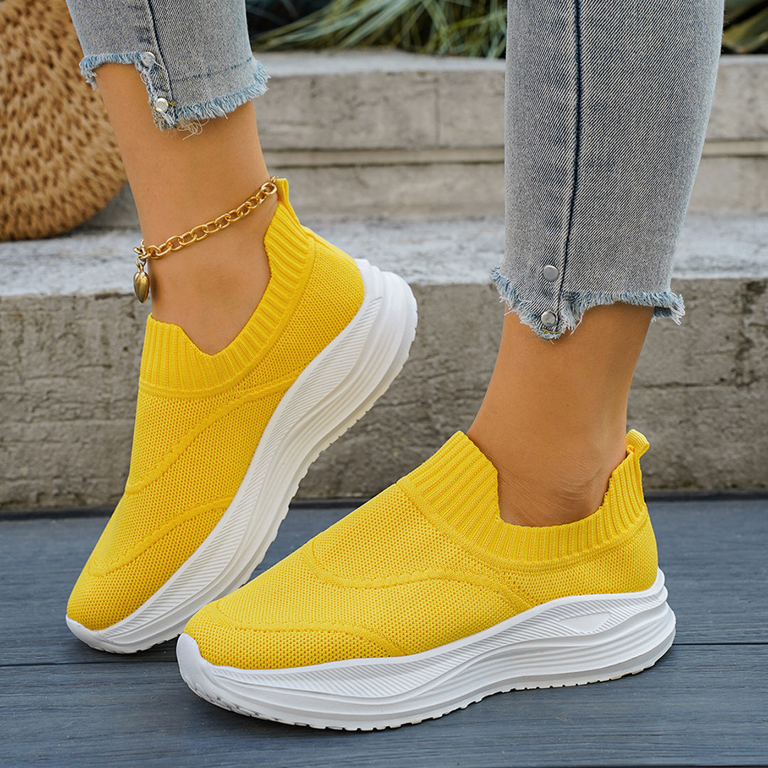 Damen atmungsaktive Slip-On Sneakers EB