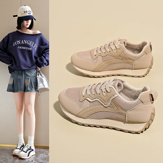 Damen Sportliche Sneakers mit atmungsaktiver Mesh-Oberfläche und komfortabler Dämpfung EB
