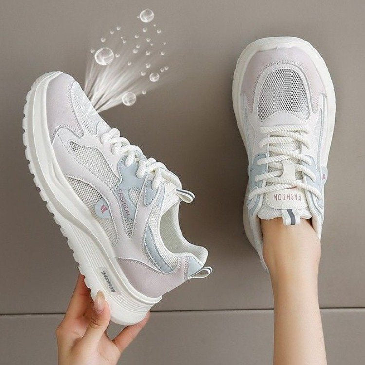 Damen Sportliche Sneakers mit strapazierfähigem Obermaterial und dämpfender Sohle EB