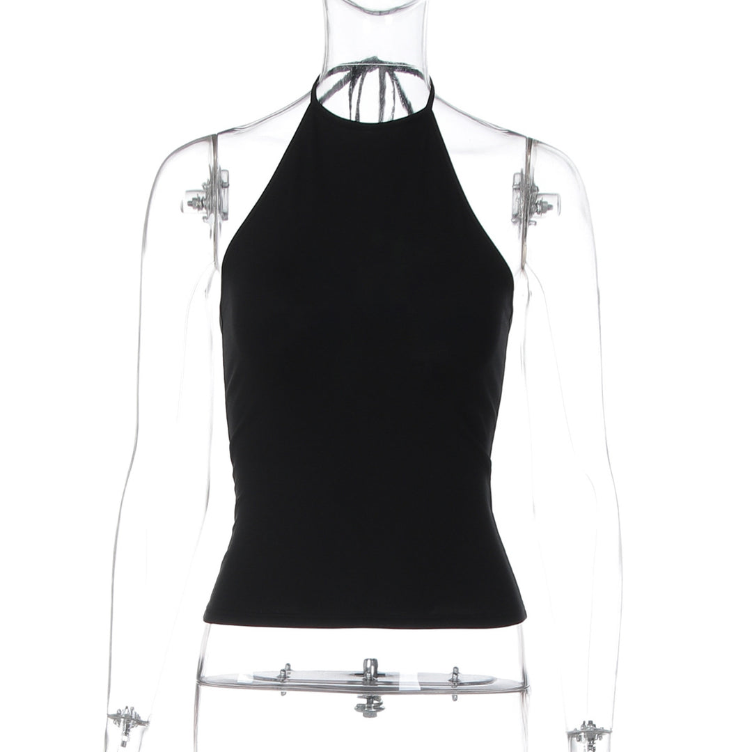 Damen Haltertop aus elastischem Material EB