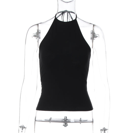 Damen Haltertop aus elastischem Material EB