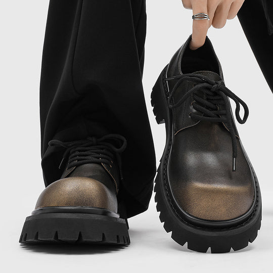 Damen Stabile und modische Schnürschuhe mit robustem Profil EB