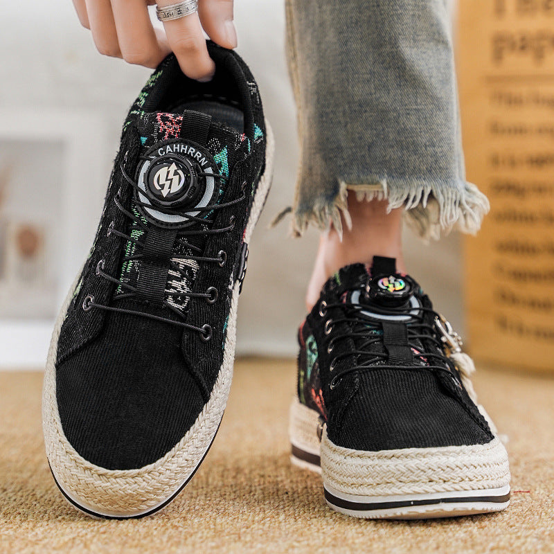 Damen modische Canvas Sneakers mit einzigartigem Design und Komfort EB