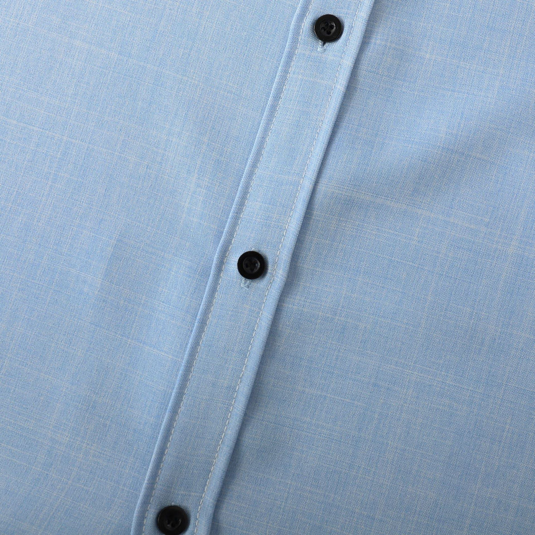 Herren Kurzarmhemd mit leichtem, atmungsaktivem Stoff und minimalistischem Design EB