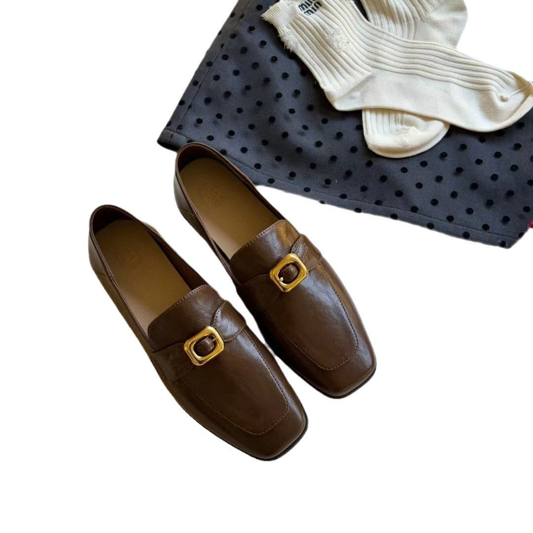 Damen Elegante Businessslipper mit dekorativem Schnallenverschluss EB