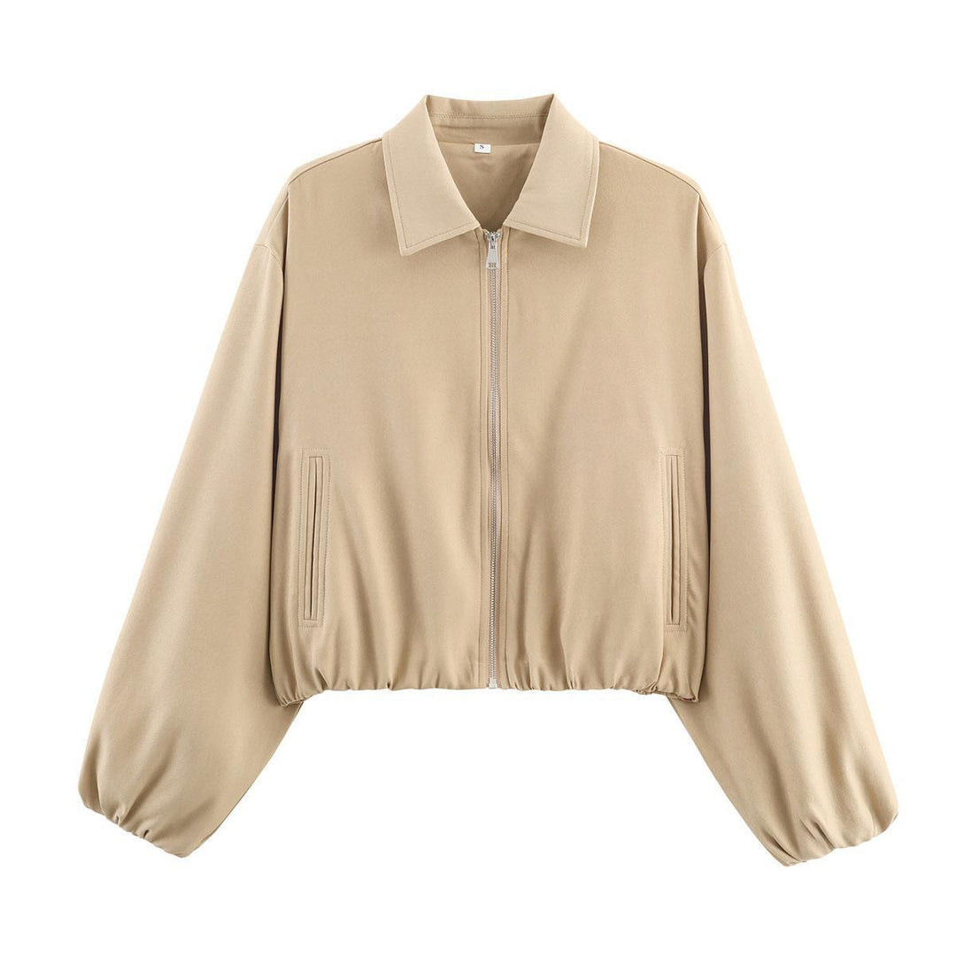 Damen Übergangsjacke mit lässigem Schnitt und elastischen Bündchen EB