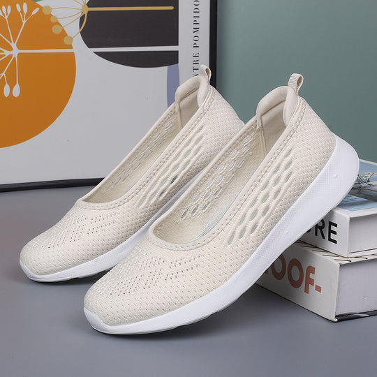 Damen Bequeme und Atmungsaktive Slip-On Sneakers EB