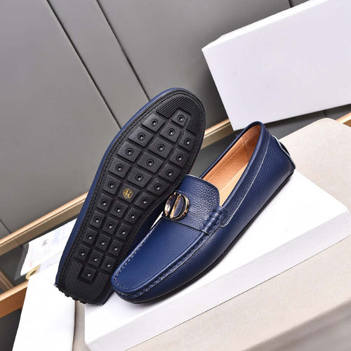 Damen Mokassins aus feinem Leder mit eleganter Applikation EB