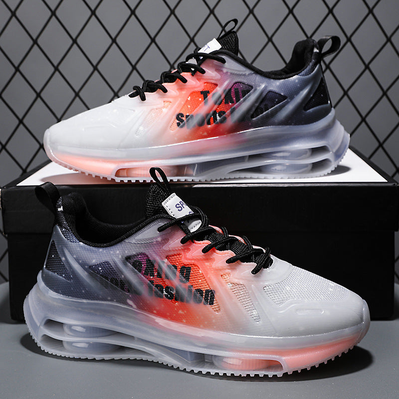 Damen Sportliche Air-Flow Sneakers mit atmungsaktivem Mesh-Obermaterial EB