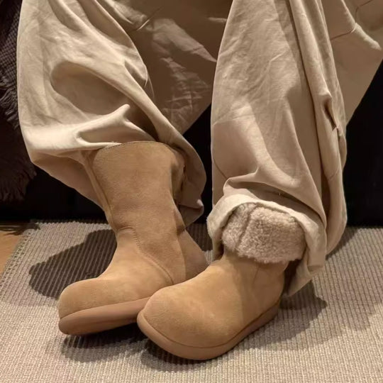 Damen Winterboots mit kuscheligem Innenfutter und rutschfester Sohle EB