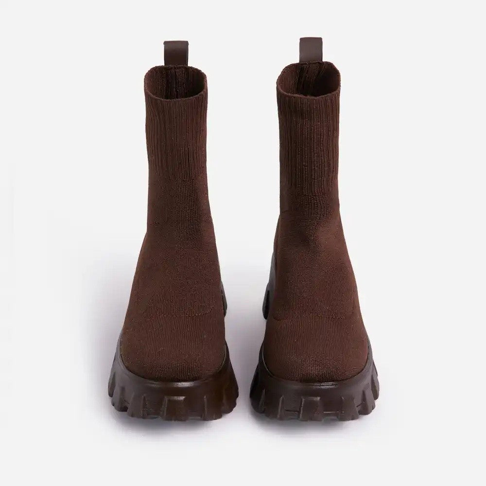 Damen Strumpfstiefel mit dämpfender Sohle und elastischem Knöchelbereich EB