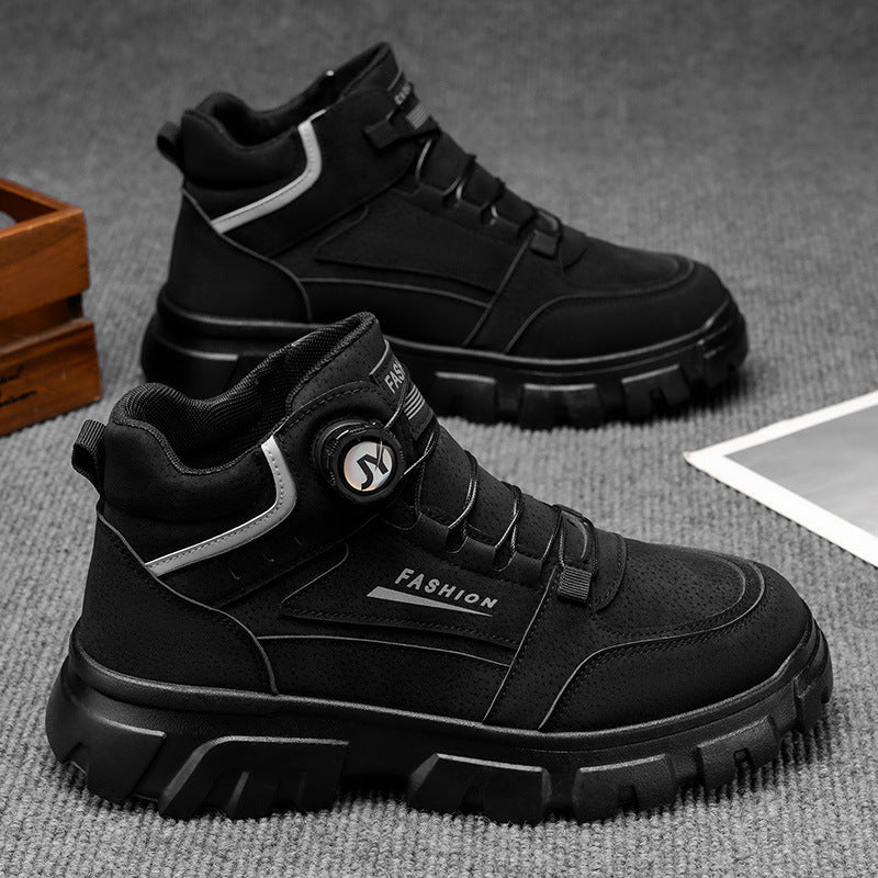 Damen Sportliche High-Top Sneakers mit funktionalem Schnellschnürsystem EB