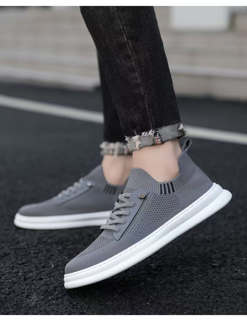 Damen Atmungsaktive Sport Sneakers mit originellem Zipper-Design EB