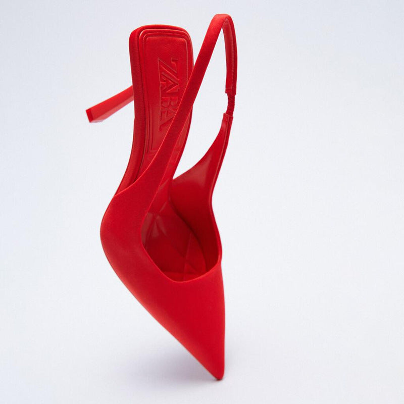 Damen Slingback Pumps mit spitz zulaufendem Design und elegantem Absatz EB