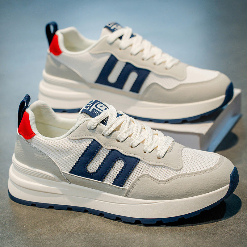 Damen Sportliche Sneakers mit atmungsaktiver Materialkombination und ergonomischer Dämpfung EB