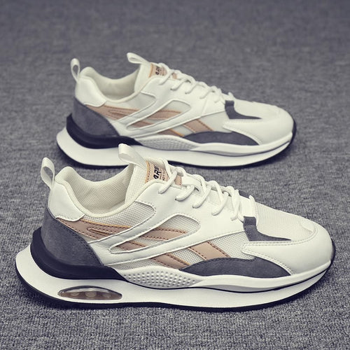Damen Sportliche Sneakers mit atmungsaktiver Netzstruktur und dämpfendem Sohlenprofil EB