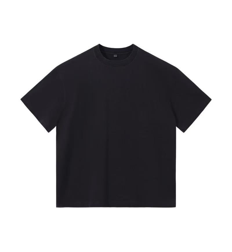EB | Schillerndes altes kurzes T-Shirt mit Färbung