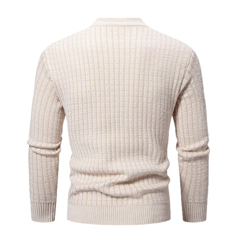 Herren Feinstrickpullover mit strukturiertem Design EB