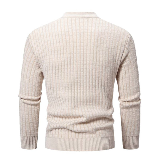 Herren Feinstrickpullover mit strukturiertem Design EB