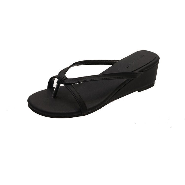Damen Wedge-Sandalen mit elegantem Riemendesign und komfortablem Fußbett EB