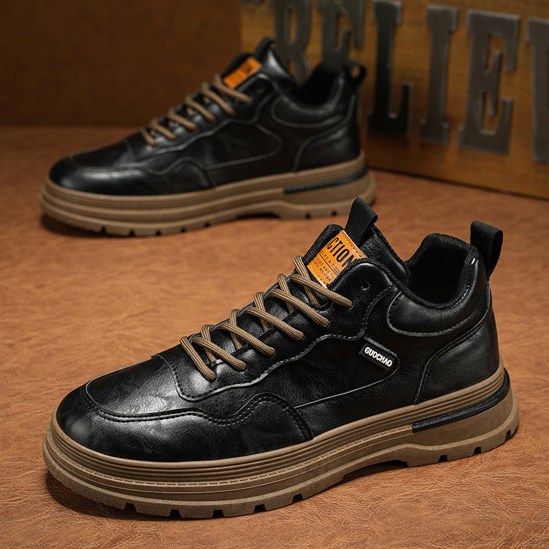 Herren Bequeme und stylische Freizeit-Sneaker mit robustem Sohlenprofil EB