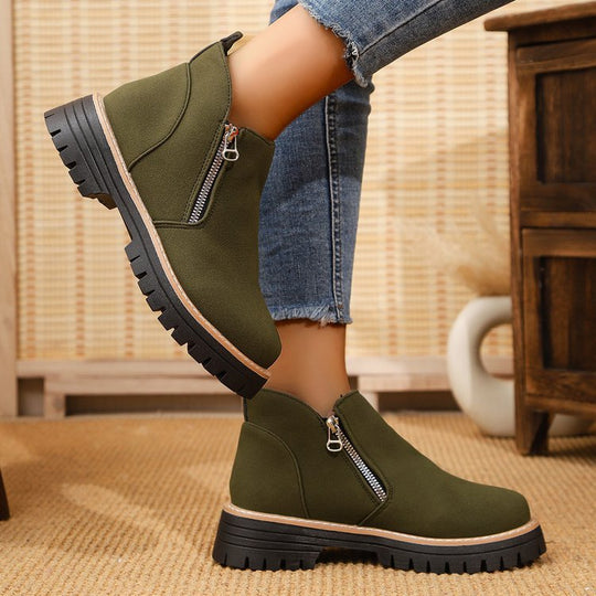 Damen Slip-On Boots mit robustem Profil und komfortabler Einlage EB