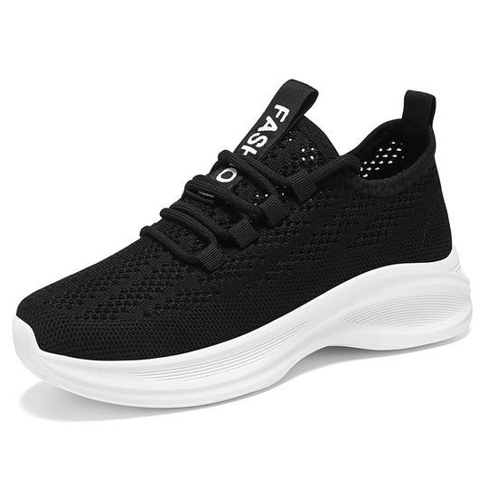 Damen Sportliche Atmungsaktive Sneakers mit flexibler Sohle EB