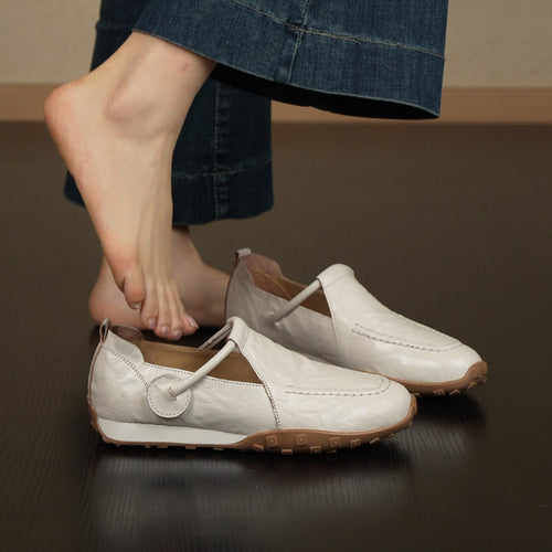 Damen Bequeme Slip-On Schuhe mit elastischem Riemen EB