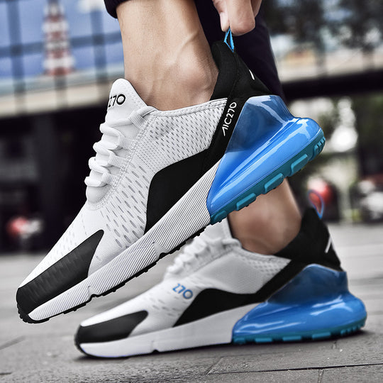 Herren urbaner Strick-Runner mit übergroßer Fersenluftkapsel und stoßabsorbierender Plateausohle EB
