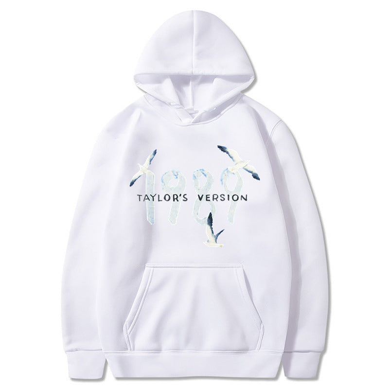 Damen Kapuzenpullover mit kreativem Vogelmotiv und hochwertiger Baumwolle EB
