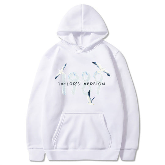 Damen Kapuzenpullover mit kreativem Vogelmotiv und hochwertiger Baumwolle EB