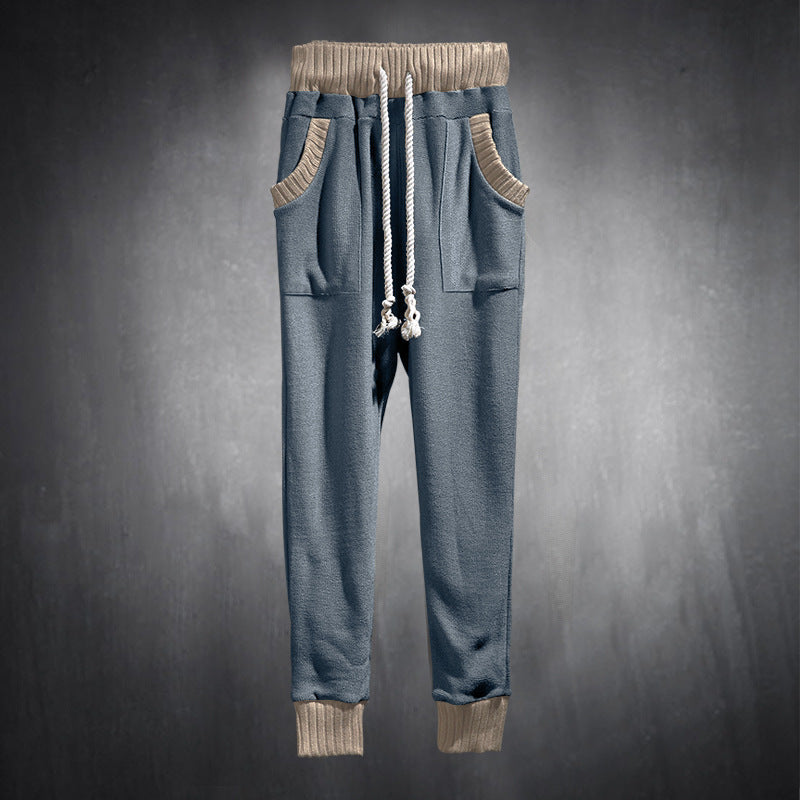 Herren Sportliche Jogginghose mit bequemen seitlichen Eingrifftaschen und elastischem Bund EB