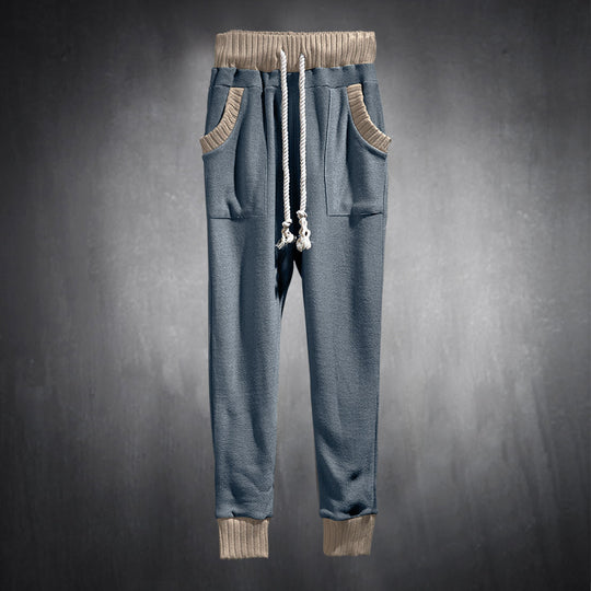 Herren Sportliche Jogginghose mit bequemen seitlichen Eingrifftaschen und elastischem Bund EB