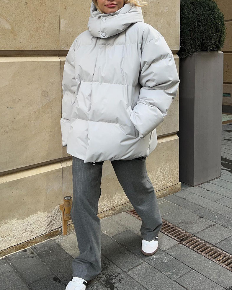 EB | Schönheit Kapuze Lockere Baumwolljacke