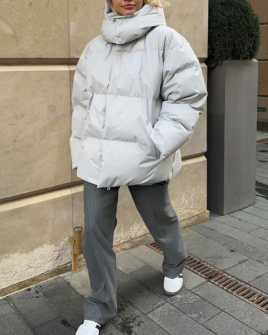 EB | Schönheit Kapuze Lockere Baumwolljacke