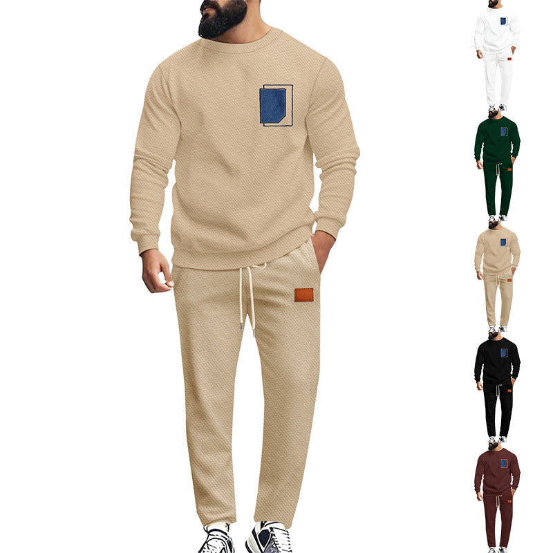 Herren Bequemer Freizeitanzug mit modischem Design und praktischen Taschen EB