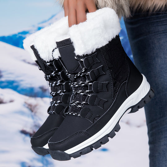 Damen Winter-Wanderstiefel mit isolierender Fütterung und rutschfester Sohle EB