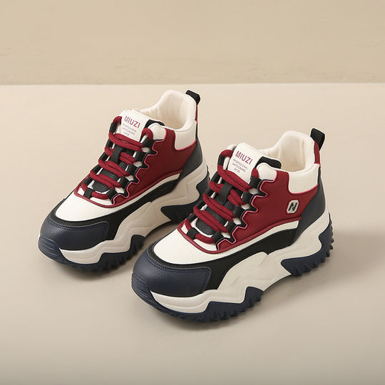 Damen Sportliche High-Top Sneakers mit robustem Profil und dynamischem Design EB