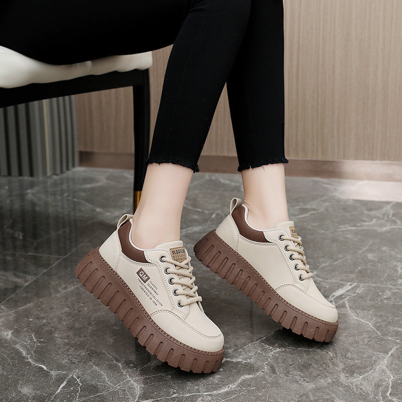 Damen Sportliche Chunky Sneakers mit dämpfender Sohle und atmungsaktiver Obermaterialstruktur EB