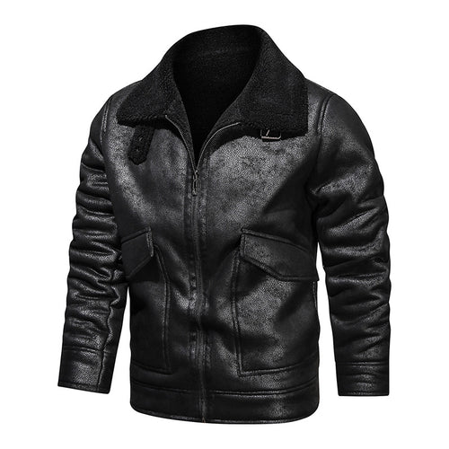 Herren jacke mit warmem Fleeceinnenfutter und praktischen Taschen EB