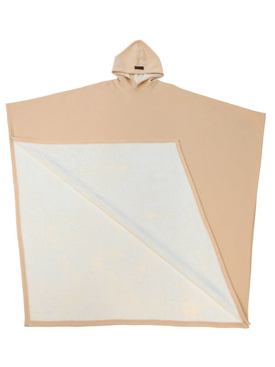 Unisex nan extra-großer Kapuzen-Poncho Kuschelüberwurf mit Mikrofleece-Innenfutter und Thermo-Wärmespeicher EB