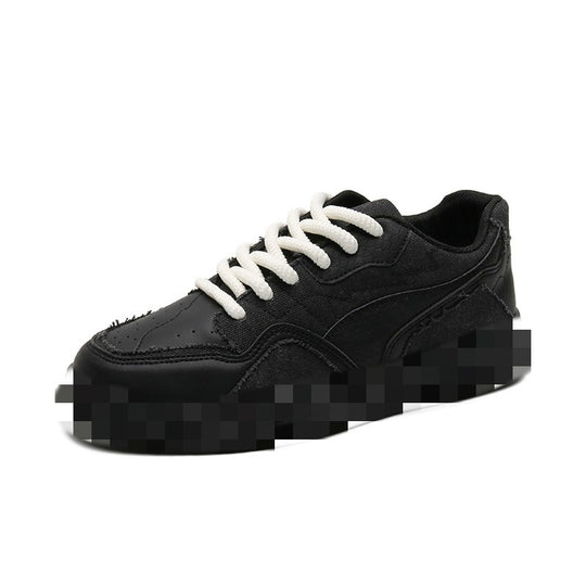 Damen modische Sneakers mit hoher Plattform und atmungsaktiver Oberflächenstruktur EB