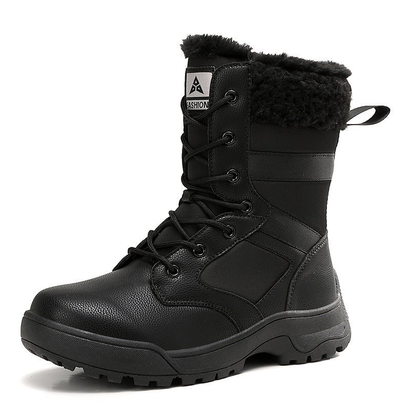 Damen warme Winterstiefel mit isolierender Polsterung und rutschfester Sohle EB